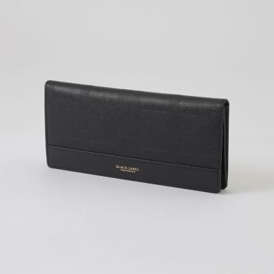 ＜BLACK LABEL CRESTBRIDGE (Men)＞エンボスチェックロングウォレット