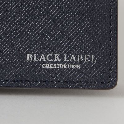 バイカラークレストブリッジチェックロングウォレット | BLACK LABEL