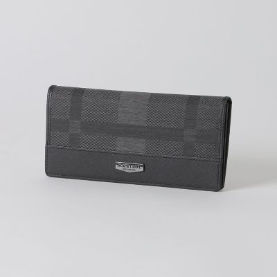 ＜BLACK LABEL CRESTBRIDGE (Men)＞【一部店舗限定】シャドークレストブリッジチェックロングウォレット