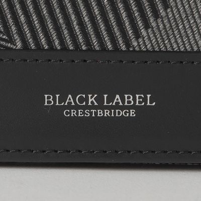カルゼシャドークレストブリッジチェックロングウォレット | BLACK