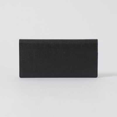 バイカラークレストブリッジチェックロングウォレット | BLACK LABEL
