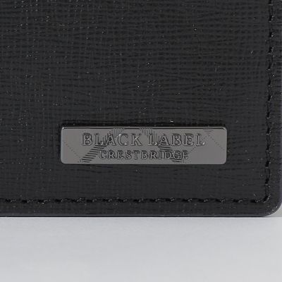 バイカラークレストブリッジチェックロングウォレット | BLACK LABEL