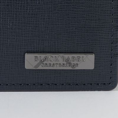 バイカラークレストブリッジチェックロングウォレット | BLACK LABEL