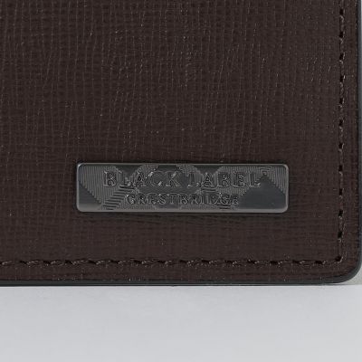 バイカラークレストブリッジチェックロングウォレット | BLACK LABEL