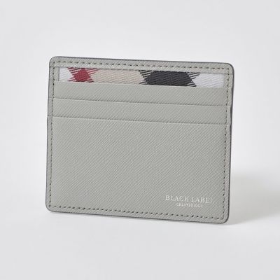 ＜BLACK LABEL CRESTBRIDGE (Men)＞バイカラークレストブリッジチェックミニスナップウォレット