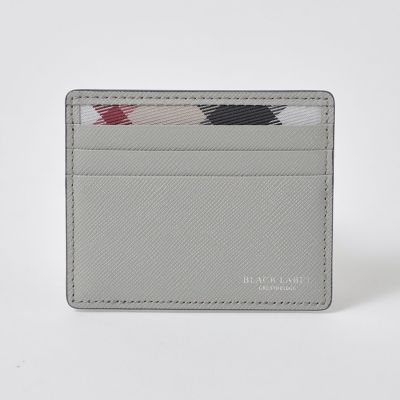 バイカラークレストブリッジチェックミニスナップウォレット | BLACK