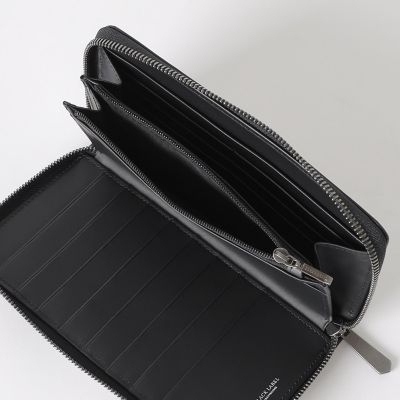 一部店舗限定】クレストブリッジチェックラウンドジップウォレット