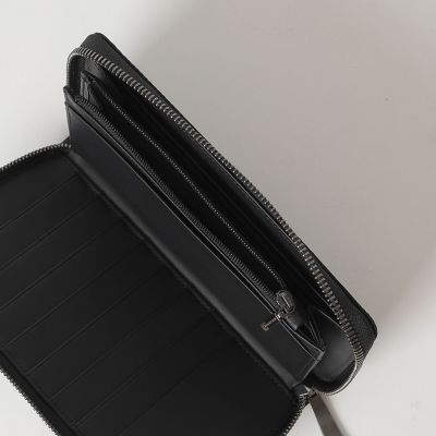 BLACK LABEL CRESTBRIDGE L字ジップ ウォレット 財布 カルゼシャドークレストブリッジチェックラウンドジップウォレット