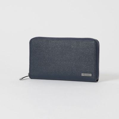 新品 ブラックレーベル クレストブリッジ ラウンドファスナー バイカラークレストブリッジチェックラウンドジップウォレット | BLACK