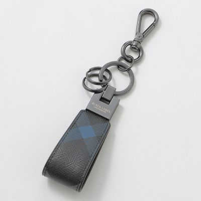 ＜BLACK LABEL CRESTBRIDGE (Men)＞クレストブリッジチェックキーストラップ