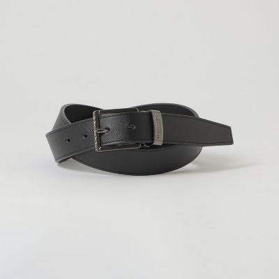 チェックバックルプリズムエンボスレザーベルト | BLACK LABEL