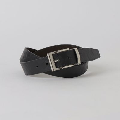 ＜BLACK LABEL CRESTBRIDGE (Men)＞エンボスクレストブリッジチェックリバーシブルベルト