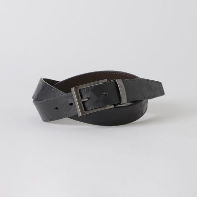 ＜BLACK LABEL CRESTBRIDGE (Men)＞エンボスクレストブリッジチェックリバーシブルベルト