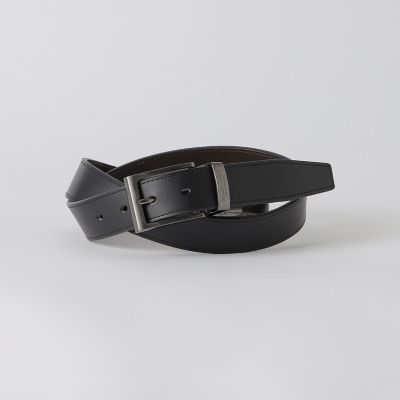 エンボスクレストブリッジチェックリバーシブルベルト | BLACK LABEL