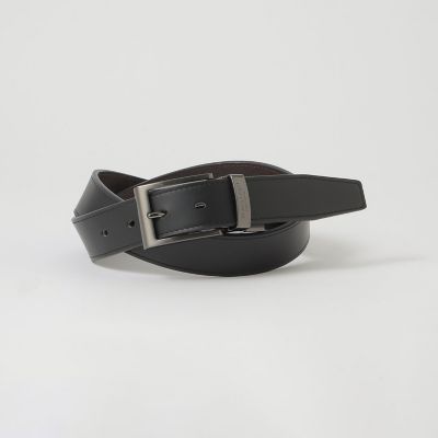 エンボスクレストブリッジチェックリバーシブルベルト | BLACK LABEL