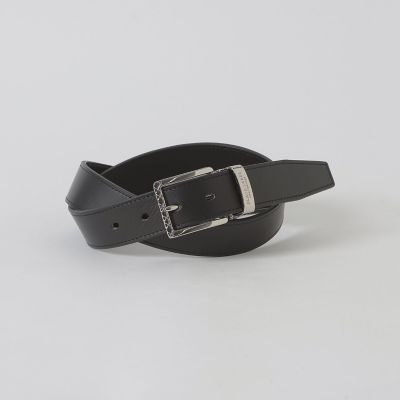 一部店舗限定】チェックバックルキップレザーベルト | BLACK LABEL