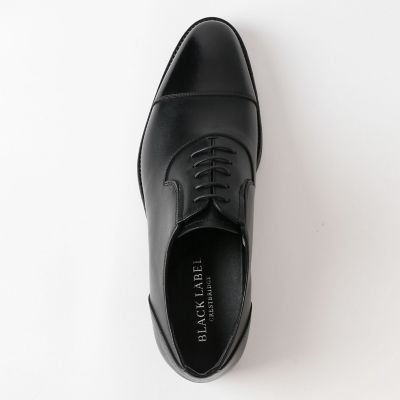 アンティークレザーサイドエラスティックストレートチップ | BLACK