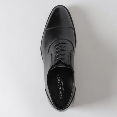 アンティークレザーサイドエラスティックストレートチップ | BLACK