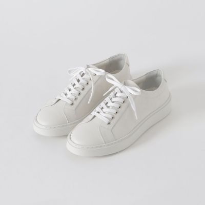 ＜BLACK LABEL CRESTBRIDGE (Men)＞エンボスクレストブリッジチェックレザースニーカー