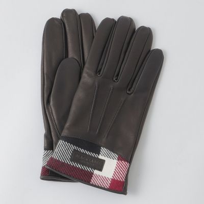 クレストブリッジチェックエントレフィーノグローブ | BLACK LABEL