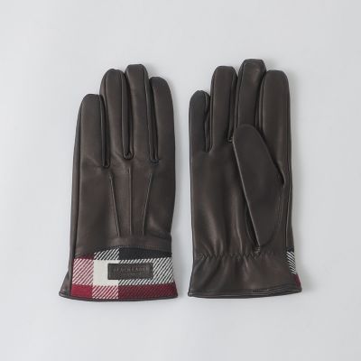 クレストブリッジチェックエントレフィーノグローブ | BLACK LABEL