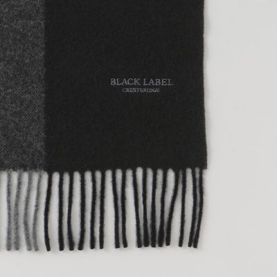 BLACKLABEL CRESTBRIDGE マフラー カシミヤ100% 楽天市場】ブラック