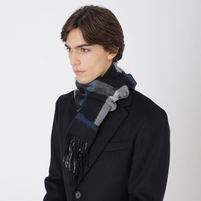 クレストブリッジチェックリバーシブルマフラー | BLACK LABEL