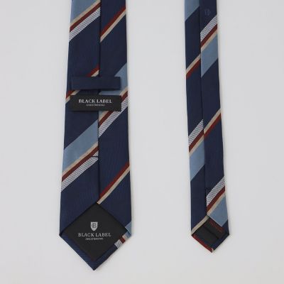 カラーレジメンタルタイ | BLACK LABEL CRESTBRIDGE (Men)/ブラック