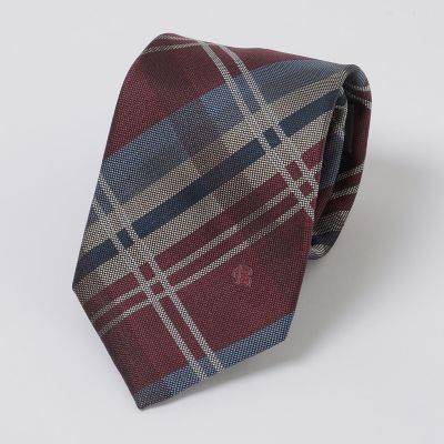 バスケットカラーチェックタイ | BLACK LABEL CRESTBRIDGE (Men