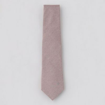 一部店舗限定】バイカラークレストブリッジチェックベアタイ | BLACK