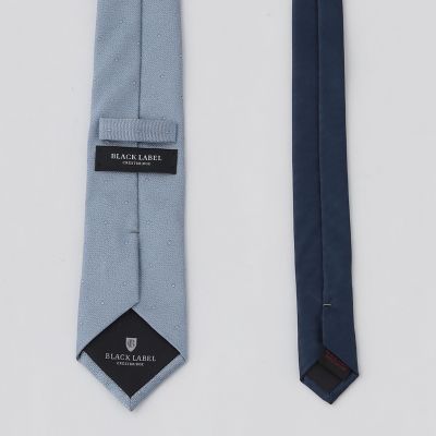 一部店舗限定】バイカラークレストブリッジチェックベアタイ | BLACK