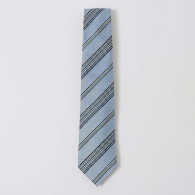 ヘリンボーンコンビワッフルレジメンタルタイ | BLACK LABEL