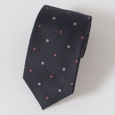 フラワーコンビブロックチェックタイ | BLACK LABEL CRESTBRIDGE (Men