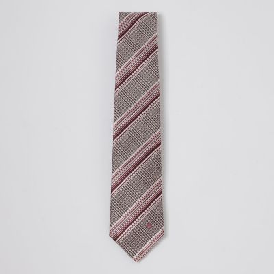 ＜BLACK LABEL CRESTBRIDGE (Men)＞グラデーションペーングレンチェックタイ