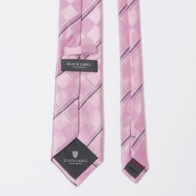 サテンブロックコンビチェックタイ | BLACK LABEL CRESTBRIDGE (Men