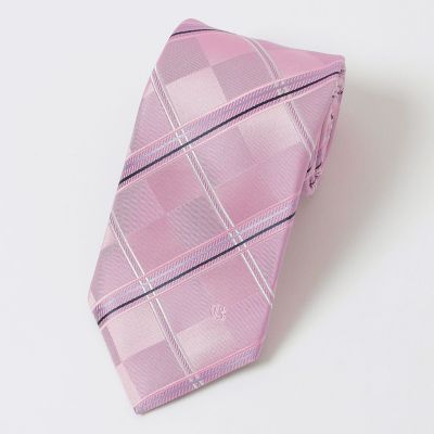 サテンブロックコンビチェックタイ | BLACK LABEL CRESTBRIDGE (Men