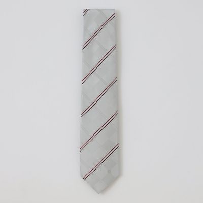 ＜BLACK LABEL CRESTBRIDGE (Men)＞サテンブロックコンビチェックタイ