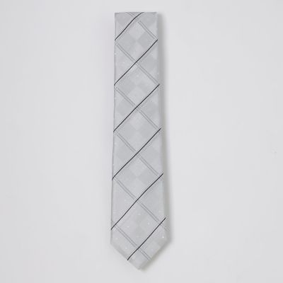 ＜BLACK LABEL CRESTBRIDGE (Men)＞サテンドットコンビチェックタイ