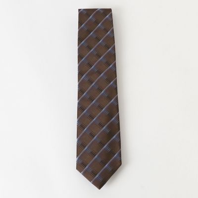 インポートサテンサックスチェックタイ | BLACK LABEL CRESTBRIDGE