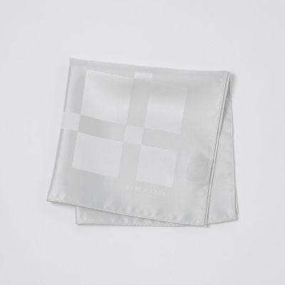 ＜BLACK LABEL CRESTBRIDGE (Men)＞ジャカードクレストブリッジチェックチーフ