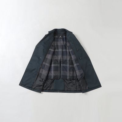 マイクロピーチギャバジンダブルトレンチコート | BLACK LABEL