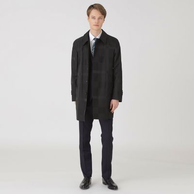 ライトウェイトメルトンステンカラーコート | BLACK LABEL CRESTBRIDGE