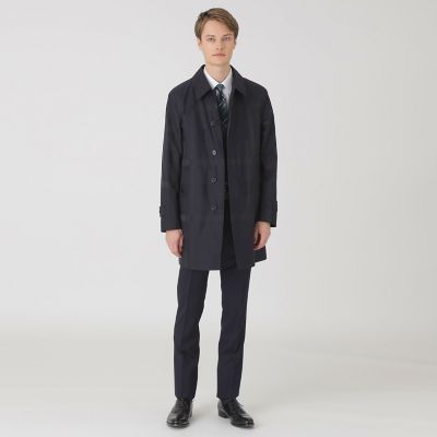 楽天市場】black label crestbridge ステンカラーコートの通販