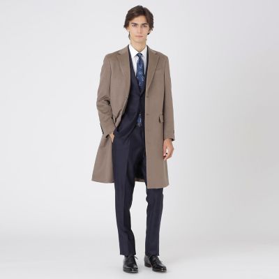 一部店舗限定】COLOMBOカシミヤビーバーチェスターコート