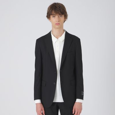 CARREMAN ウォッシャブルソリッドジャケット | BLACK LABEL