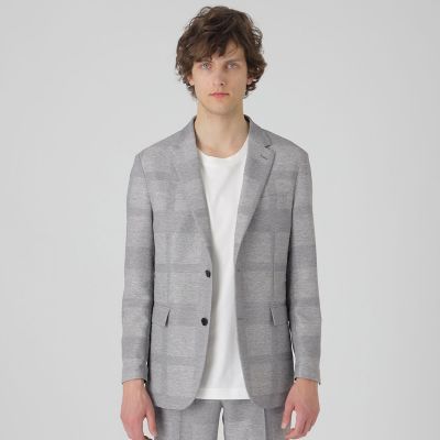 シャドークレストブリッジチェックカラミジャケット | BLACK LABEL
