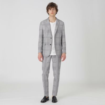 シャドークレストブリッジチェックカラミジャケット | BLACK LABEL