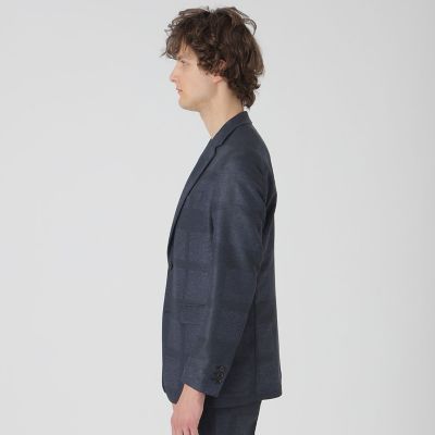 シャドークレストブリッジチェックカラミジャケット | BLACK LABEL