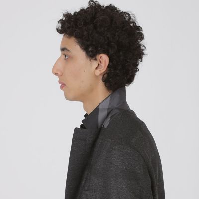 BLACK LABEL CRESTBRIDGE カラミ ライダースジャケット M シャドーチェックカラミジャケット | BLACK LABEL CRESTBRIDGE (Men