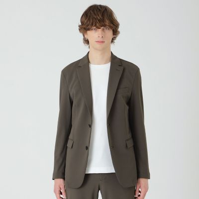 BLACK lab．】バックグリッドトリコットジャケット | BLACK